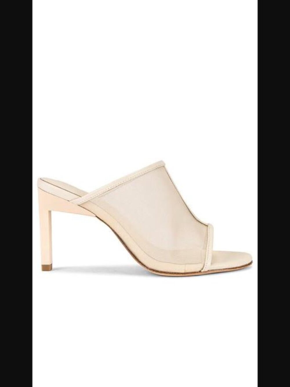 House of Harlow 1960 x REVOLVE Nude Mesh Sandal Heel Mule in Cream